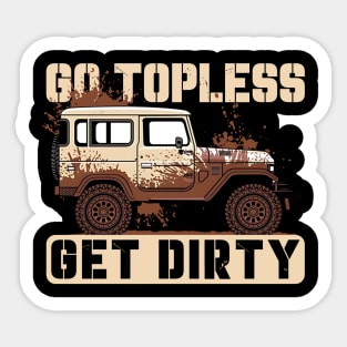 Get Dirty Jeep Offroad Sticker